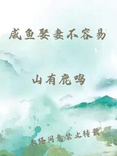 咸魚娶妻不容易