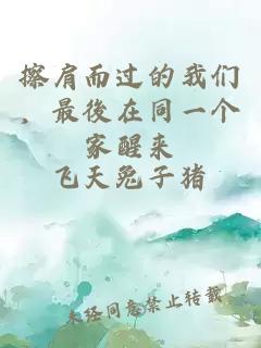 擦肩而過的我們，最後在同一個(gè)家醒來