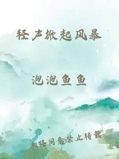 輕聲掀起風(fēng)暴