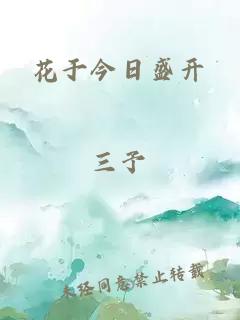 花于今日盛開(kāi)