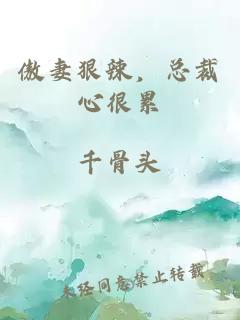 傲妻狠辣，總裁心很累