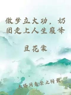 做夢(mèng)立大功，奶團(tuán)走上人生巔峰