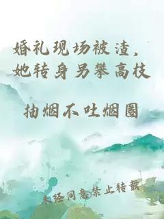 婚禮現(xiàn)場(chǎng)被渣，她轉(zhuǎn)身另攀高枝