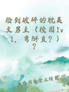 撿到破碎的耽美文男主（校園1v1，彎掰直？)