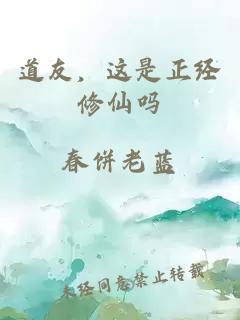 道友，這是正經修仙嗎