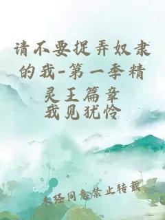請不要捉弄奴隸的我-第一季精靈王篇章