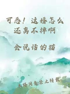 可惡！這婚怎么還離不掉啊