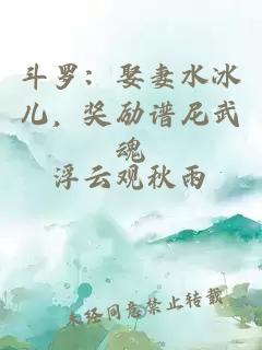 斗羅：娶妻水冰兒，獎勵譜尼武魂