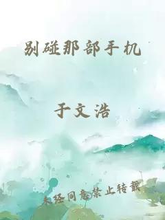 別碰那部手機