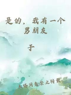 是的，我有一個(gè)男朋友