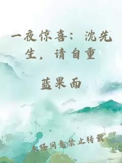 一夜驚喜：沈先生，請(qǐng)自重