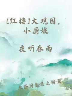 [紅樓]大觀園，小廚娘