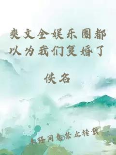 爽文全娛樂(lè)圈都以為我們復(fù)婚了