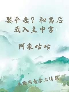 娶平妻？和離后我入主中宮
