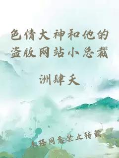 色情大神和他的盜版網(wǎng)站小總裁