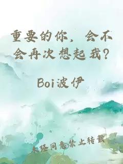 重要的你，會(huì)不會(huì)再次想起我?