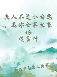 夫人不是小白兔，送你全家火葬場