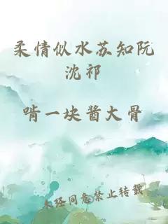 柔情似水蘇知阮沈祁