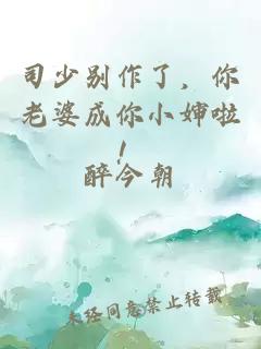 司少別作了，你老婆成你小嬸啦！