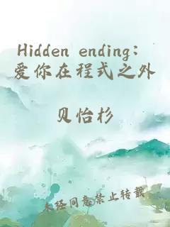 Hidden ending：愛你在程式之外