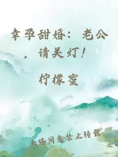 幸孕甜婚：老公，請(qǐng)關(guān)燈！