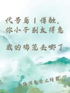 代號(hào)鳶｜傅融，你小子別太得意