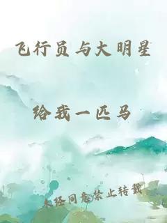 飛行員與大明星給我一匹馬